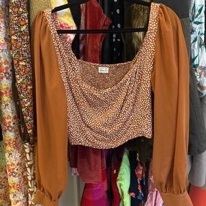 Urban Outfitters long sleeve crop top